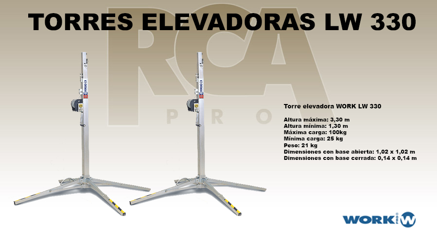 TORRES ELEVADORAS WORK LW 330