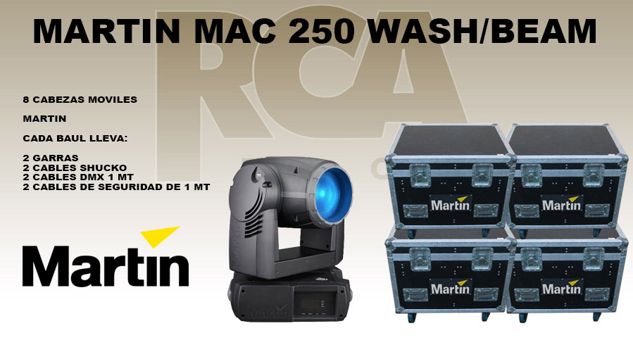 MARTIN-MAC-250-WASH-BEAM