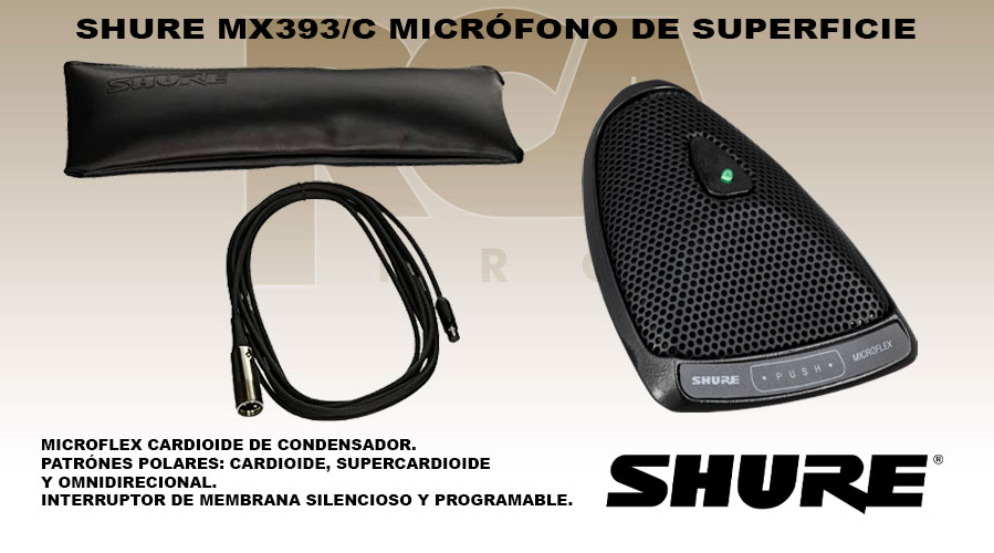 SHURE-MX393-C